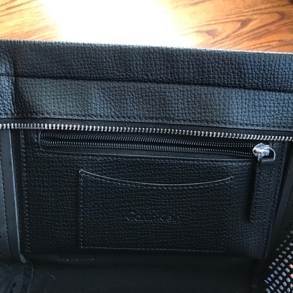 SOLD | Calvin Klein black leather bag/purse - Picture 9 of 9